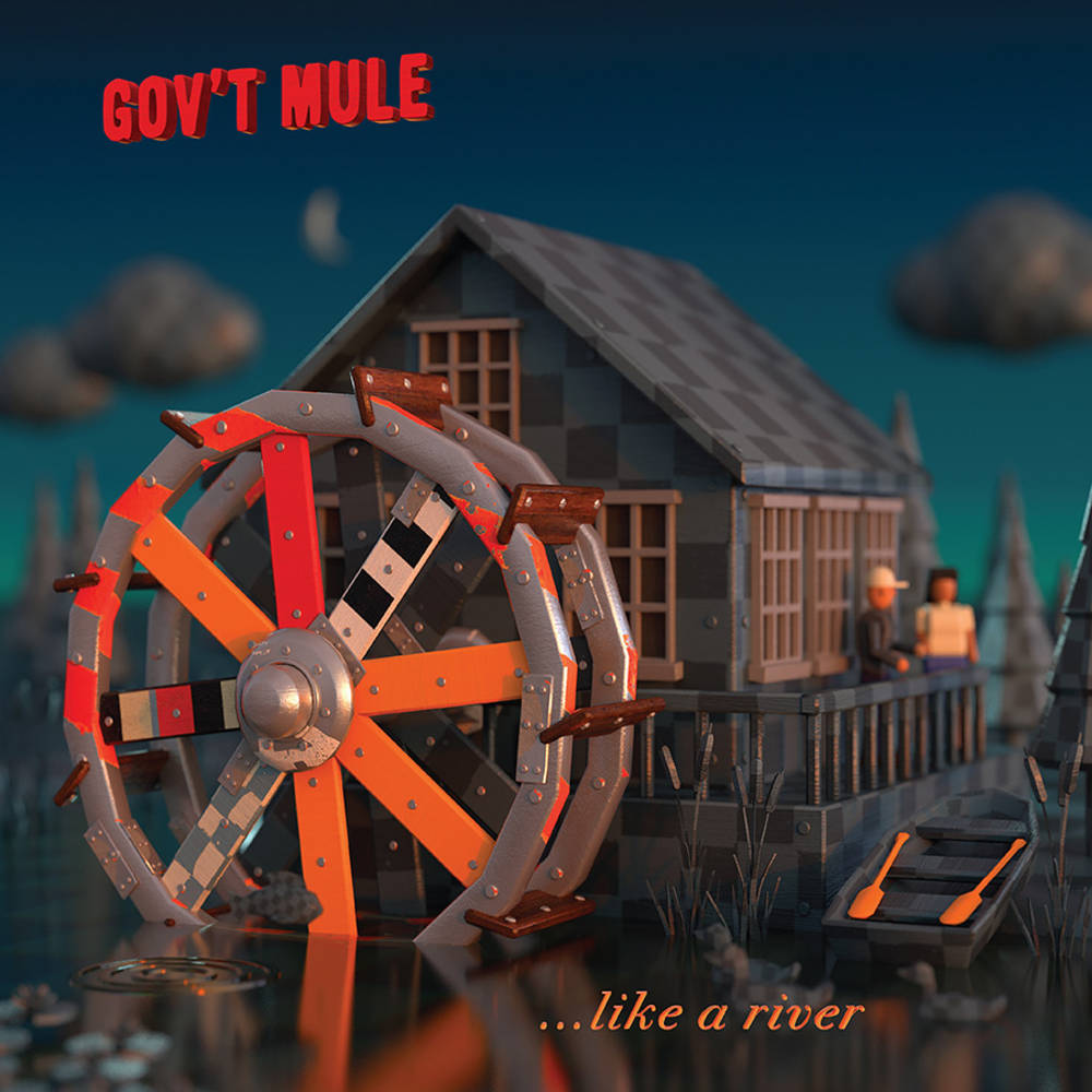 the album cover for Gov't Mule - Peace Like A River [Indie Exclusive Limited Edition Orange w/Red Smoke 2LP]