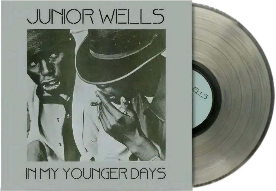 the album cover for Junior Wells - In My Younger Days [Colored Vinyl]