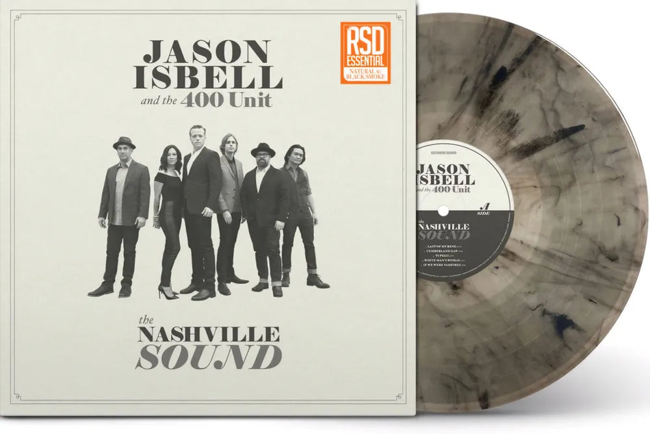the album cover for Jason Isbell - The Nashville Sound [RSD Essential Natural w/Black Smoke LP]