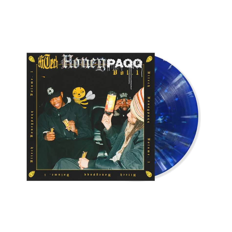 the album cover for Hitech - HONEYPAQQ Vol. 1 -  [Indie Exclusive Deep Ocean LP]