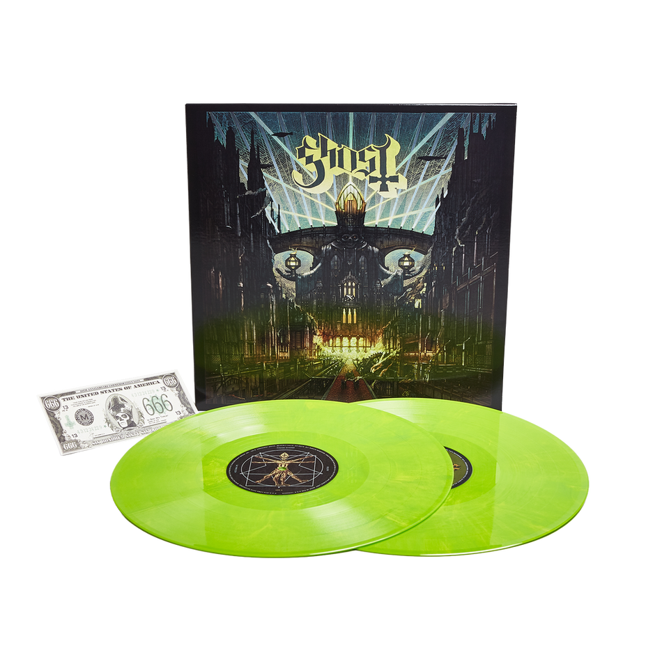 the album cover for Ghost - Meliora: Deluxe 10th Anniversary [Indie Exclusive Surge 2LP]