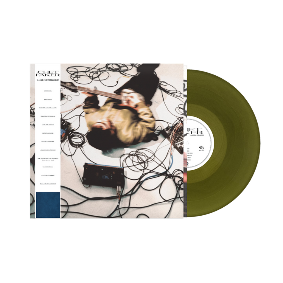 the album cover for Chet Faker - Love For Strangers [Indie Exclusive Green Colored Vinyl]