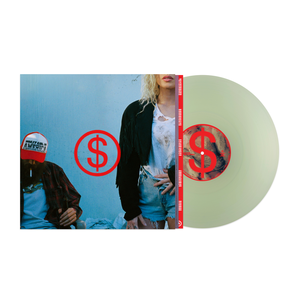 the album cover for Slayyyter - Wor$T Girl In America [Coke Bottle Clear]