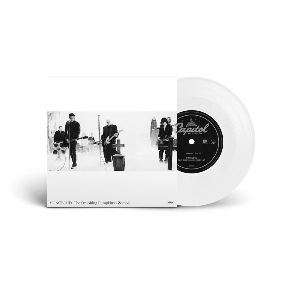 the album cover for YUNGBLUD - Zombie [White]