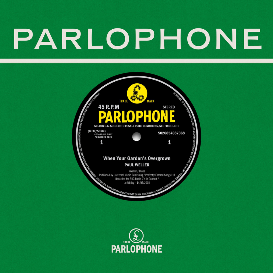 the album cover for Paul Weller - When Your Garden’s Overgrown / Boy About Town (Weller at the BBC Vol. 2) [RSD 2026]