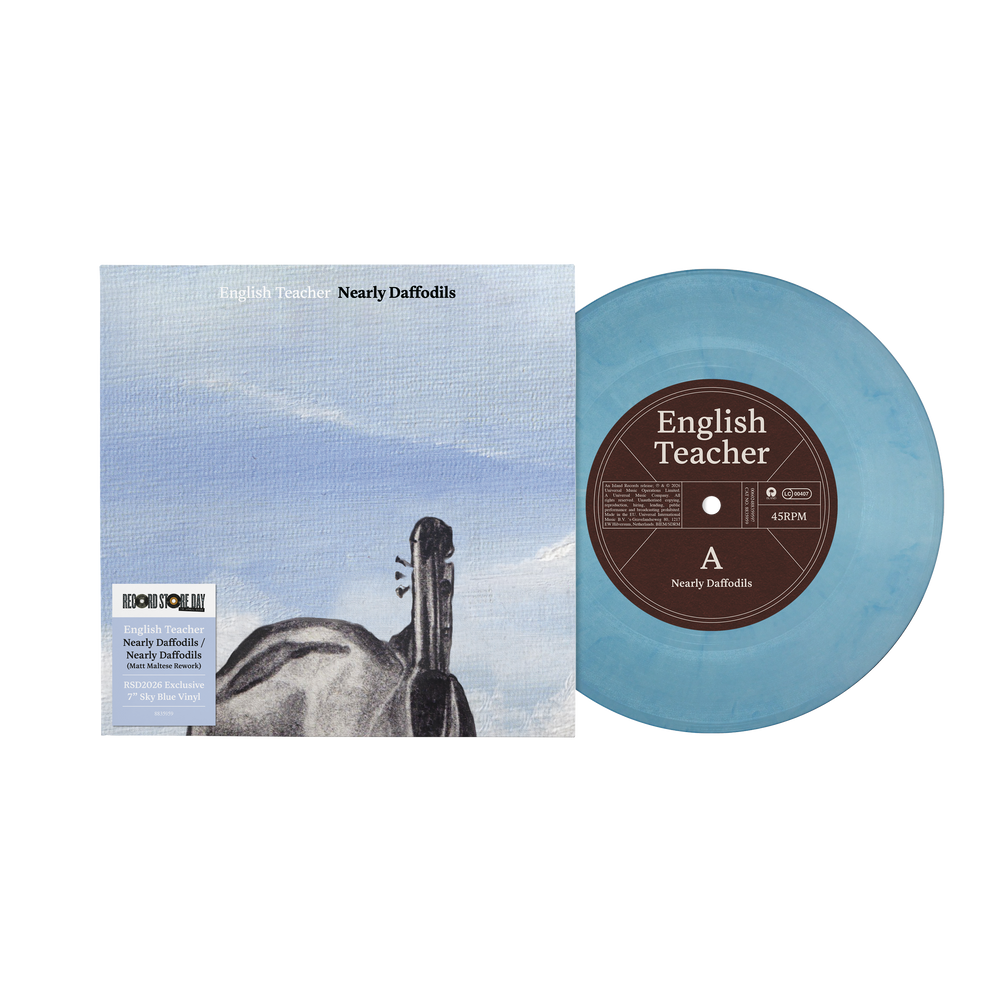the album cover for English Teacher - Nearly Daffodils / Nearly Daffodils (Matt Maltese Rework) [RSD 2026]