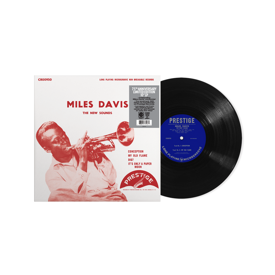 the album cover for Miles Davis - The New Sounds (Mono 10") [RSD 2026]