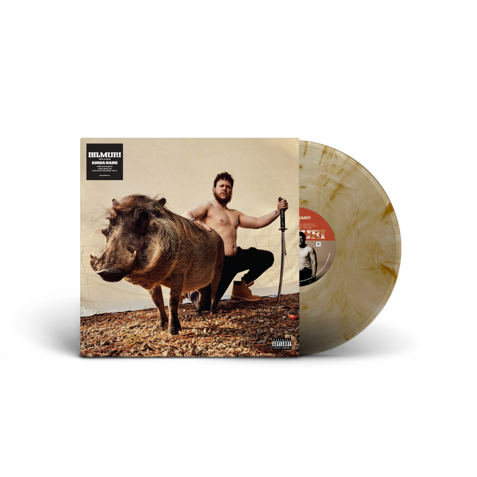 the album cover for Bilmuri - KINDA HARD [Indie Exclusive Hog Slop]