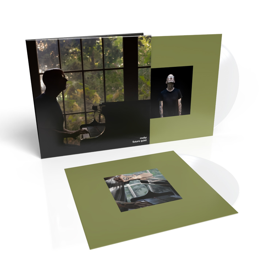 the album cover for Moby - Future Quiet [Transparent]
