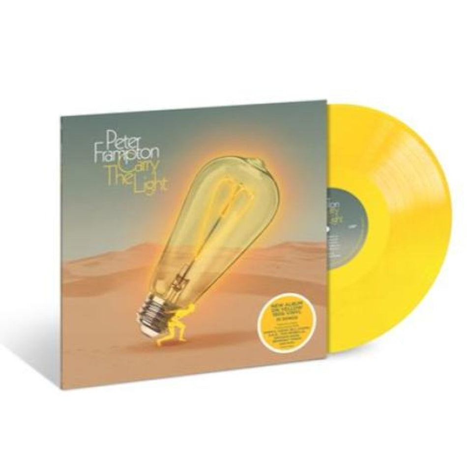 the album cover for Peter Frampton - Carry The Light [180g Yellow]