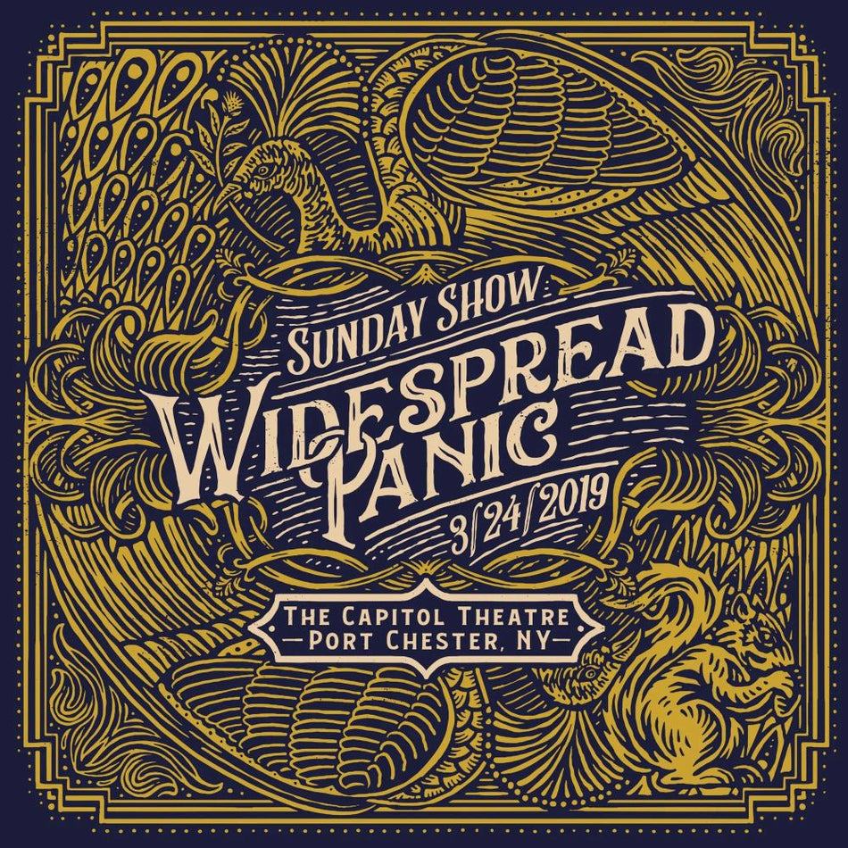 the album cover for Widespread Panic - Sunday Show [Indie Exclusive Colored Vinyl Box] (Reissue)