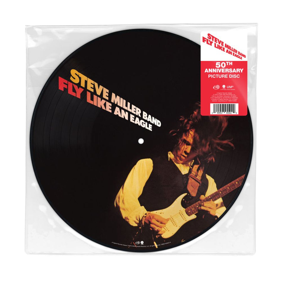 the album cover for Steve Miller Band - Fly Like An Eagle - 50th Anniversary [Picture Disc]