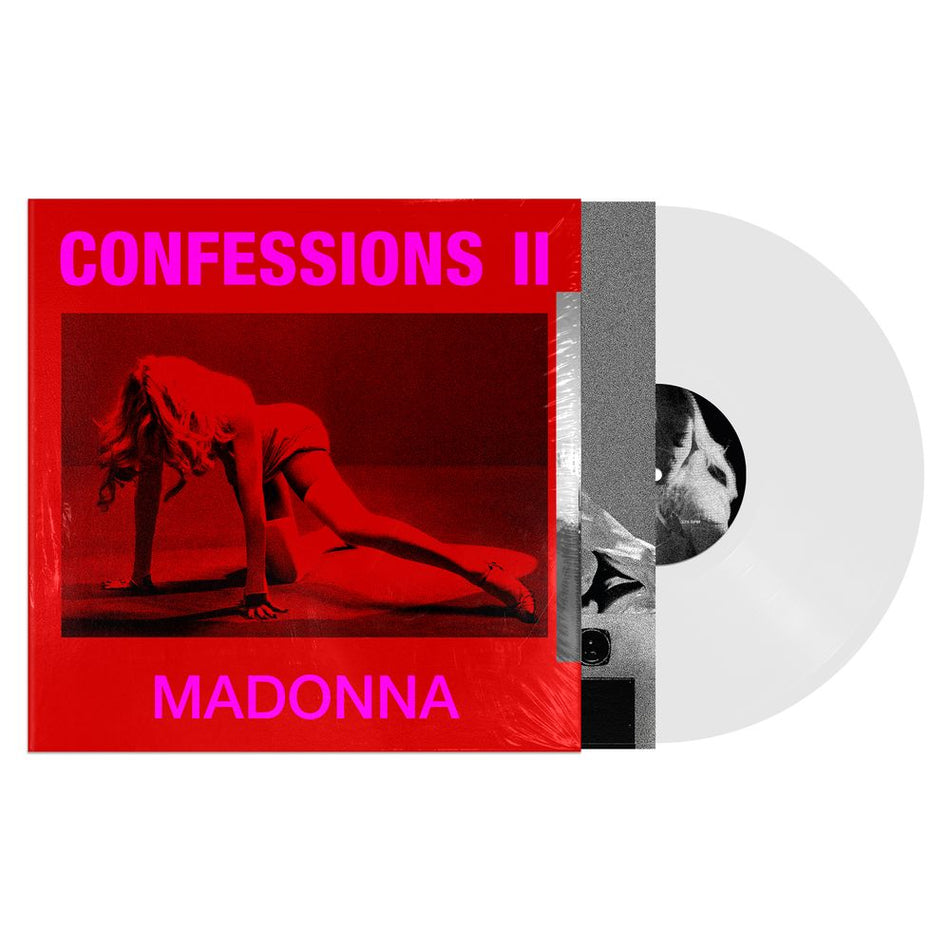 the album cover for Madonna - CONFESSIONS II [Indie Exclusive White Vinyl with Alternate Cover]