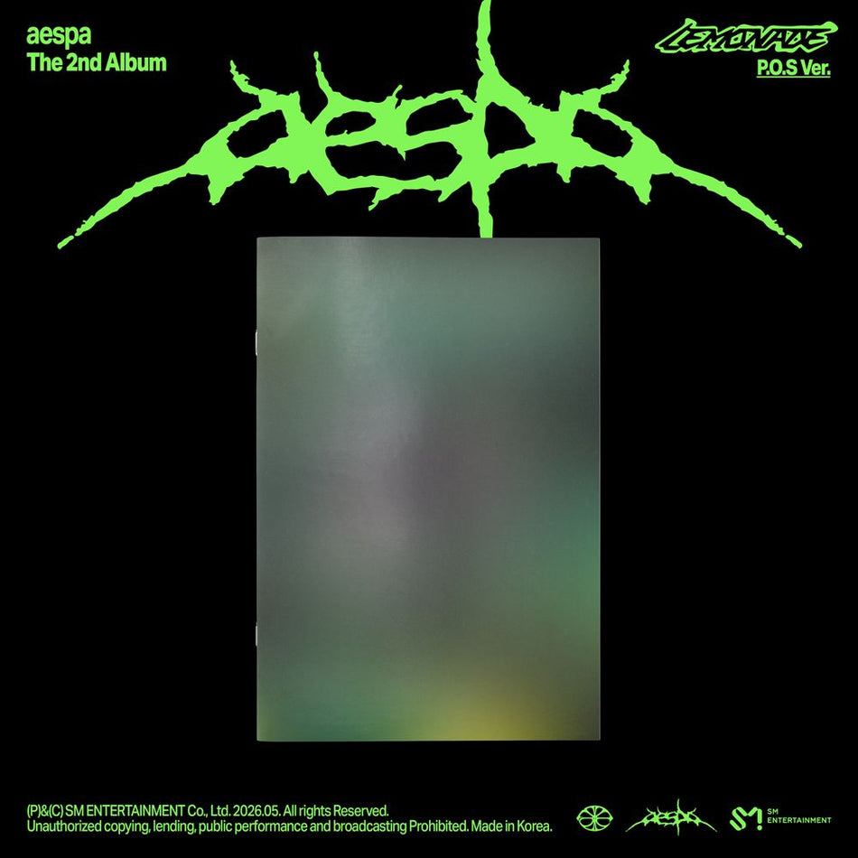 the album cover for Aespa - The 2nd Album ‘LEMONADE’ [P.O.S. Ver.]