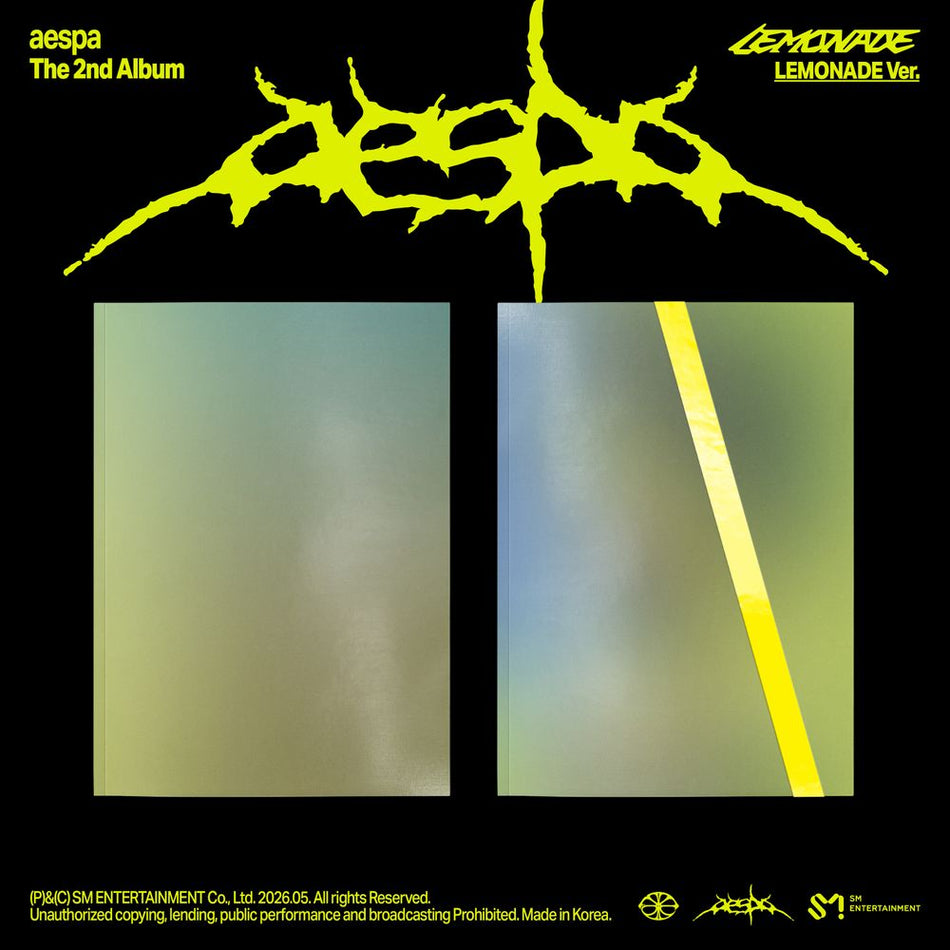 the album cover for Aespa - The 2nd Album ‘LEMONADE’ [LEMONADE Ver.]