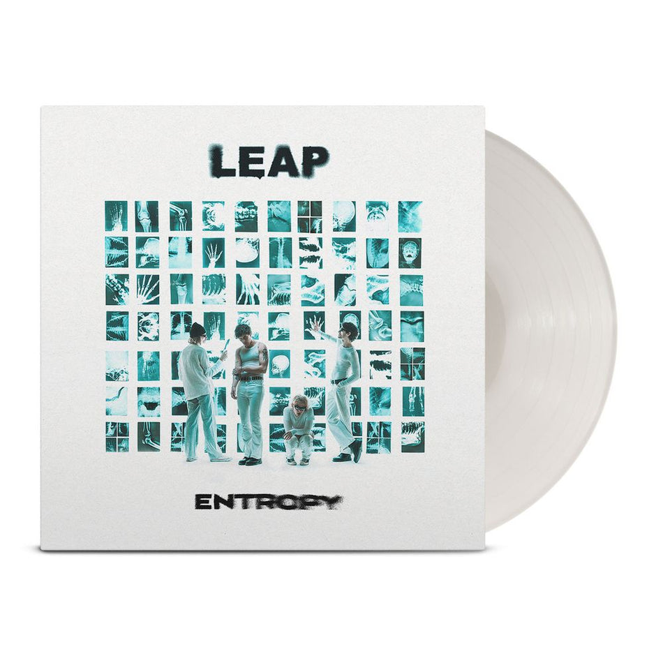 the album cover for Leap - Entropy [White]