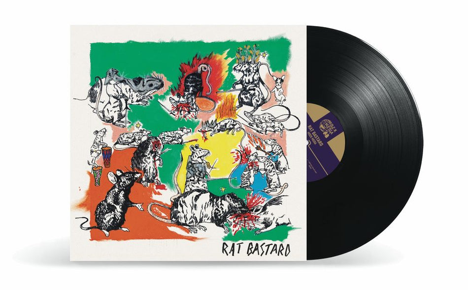 the album cover for Mock Media - Rat Bastard