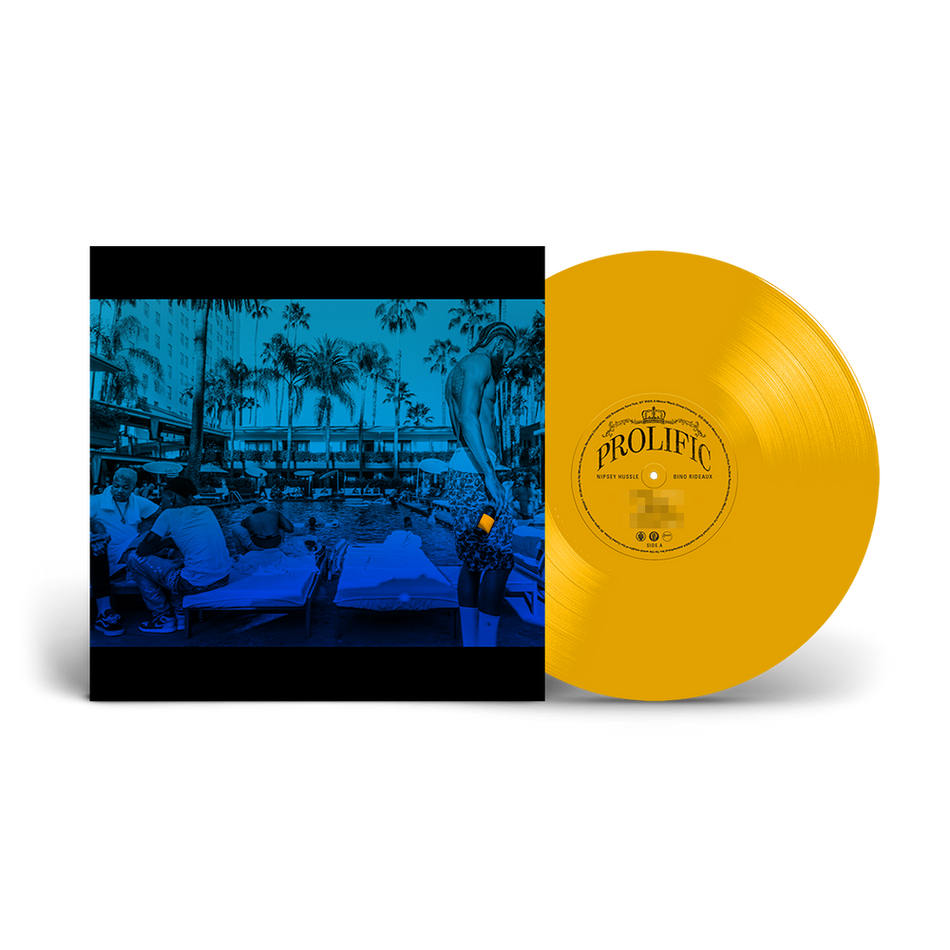 the album cover for Nipsey Hussle & Bino Rideaux - PROLIFIC [Indie Exclusive Canary Yellow]