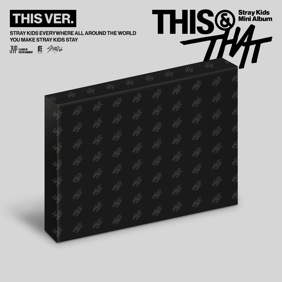 the album cover for Stray Kids - THIS & THAT [THIS VER.]
