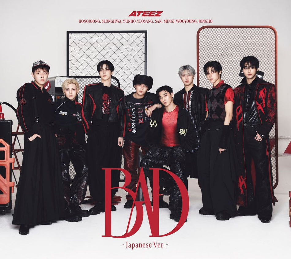 the album cover for Ateez - Bad (Japanese Ver.) [Limited Edition B with Photobook]