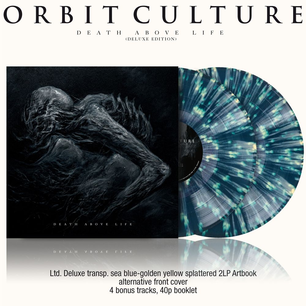the album cover for Orbit Culture - Death Above Life - Deluxe Edition [Splatter]