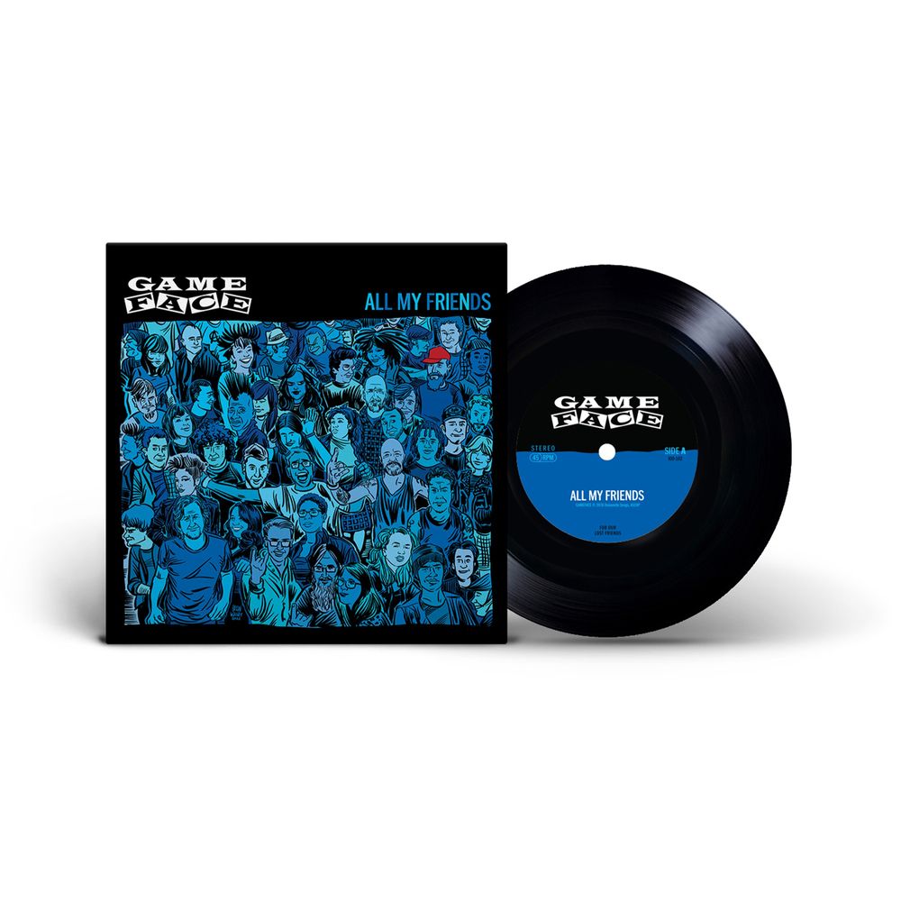 the album cover for Gameface - All My Friends