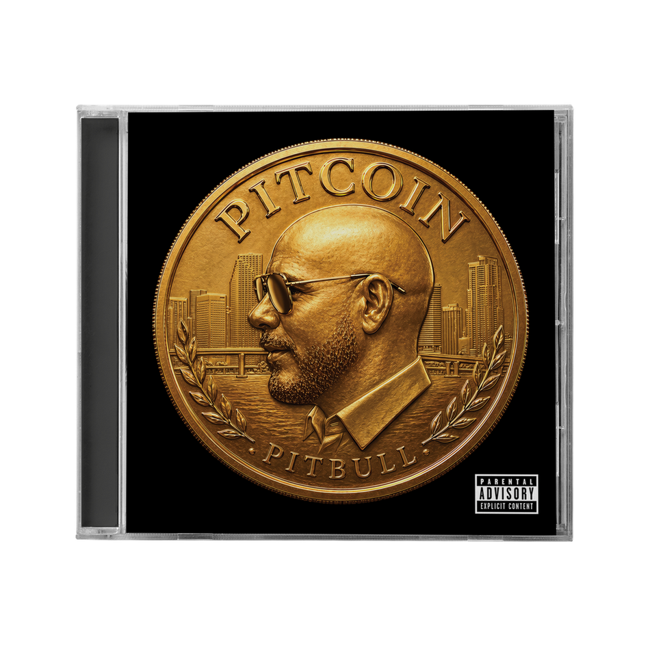 the album cover for Pitbull - Pitcoin