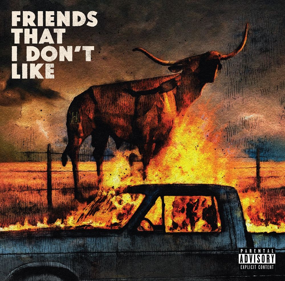 the album cover for Dexter & Moonrocks - Friends That I Don't Like