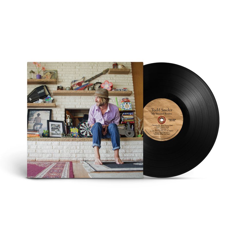 the album cover for Todd Snider - My Second Rodeo [Black]