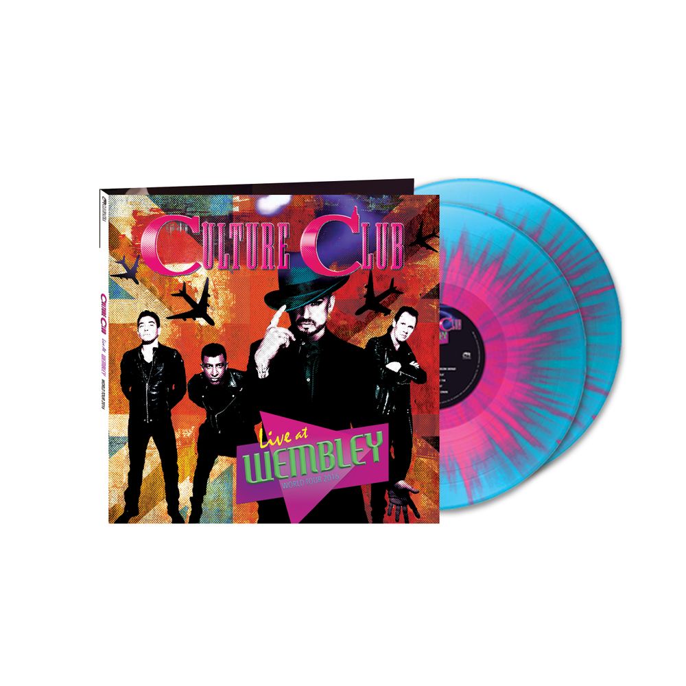 the album cover for Culture Club - Live at Wembley: World Tour 2016 [Blue / Pink Splatter]