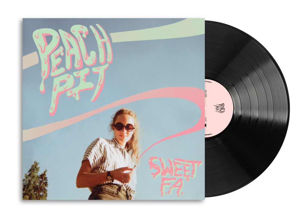 the album cover for Peach Pit - Sweet FA - 10 Year Anniversary Edition