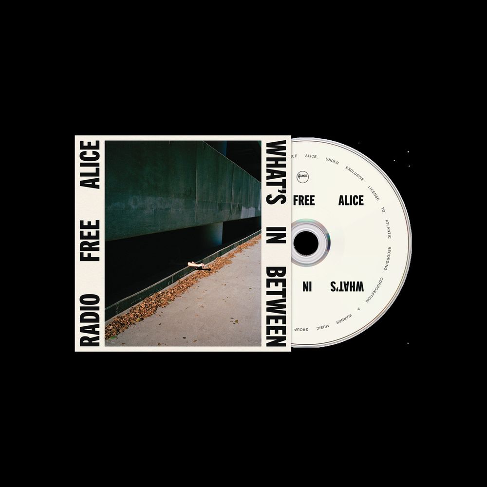 the album cover for Radio Free Alice - What's In Between