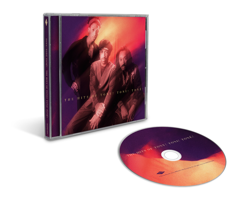 the album cover for Tony! Toni! Toné! - The Hits of Tony! Toni! Toné!