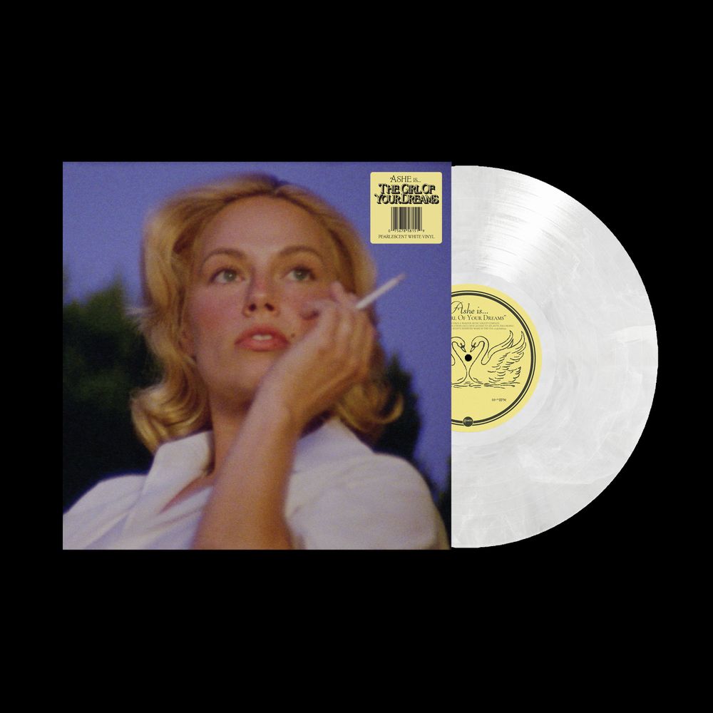 the album cover for Ashe - The Girl Of Your Dreams [Pearlescent White]
