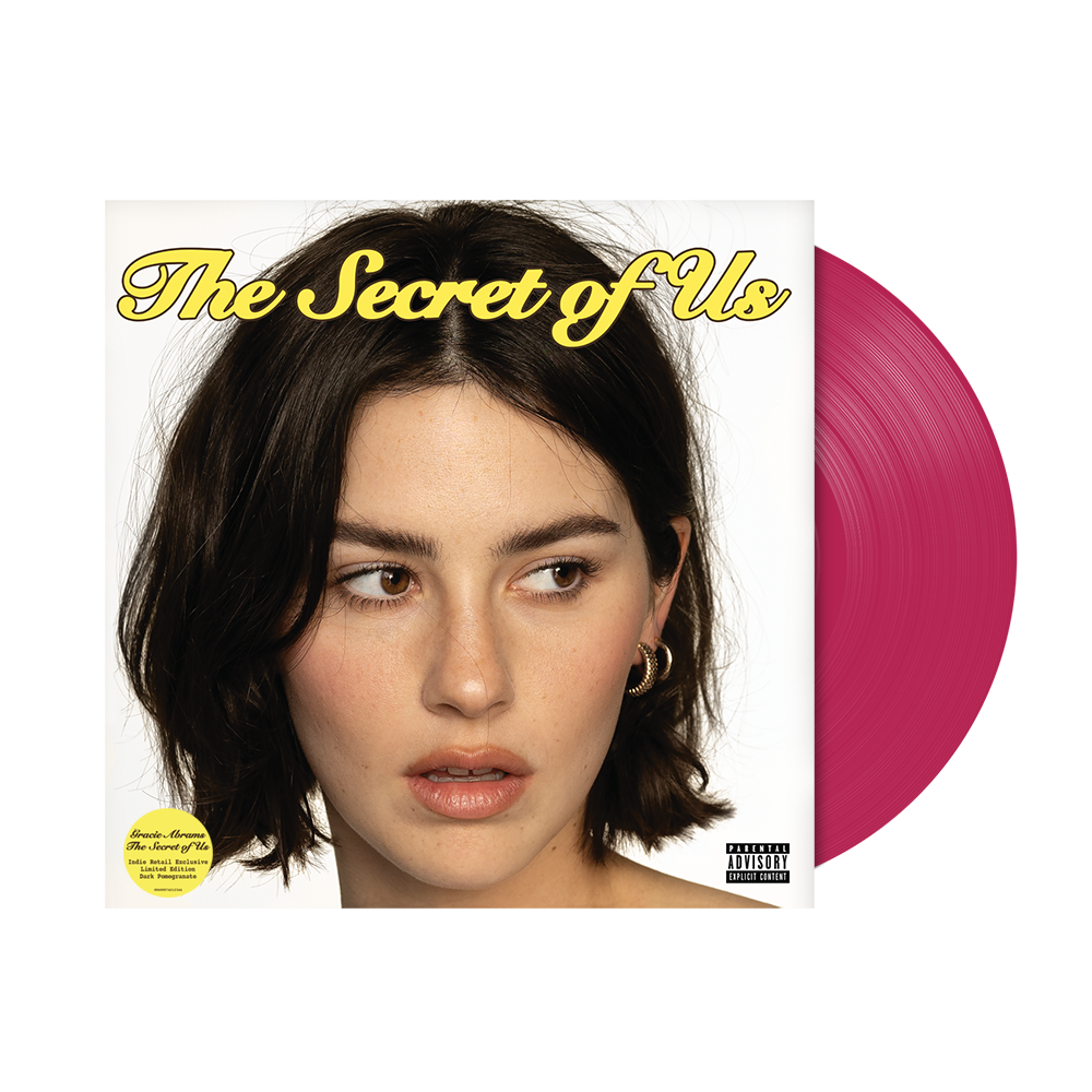 the album cover for Gracie Abrams - The Secret of Us [Indie Exclusive Dark Pomegranate]