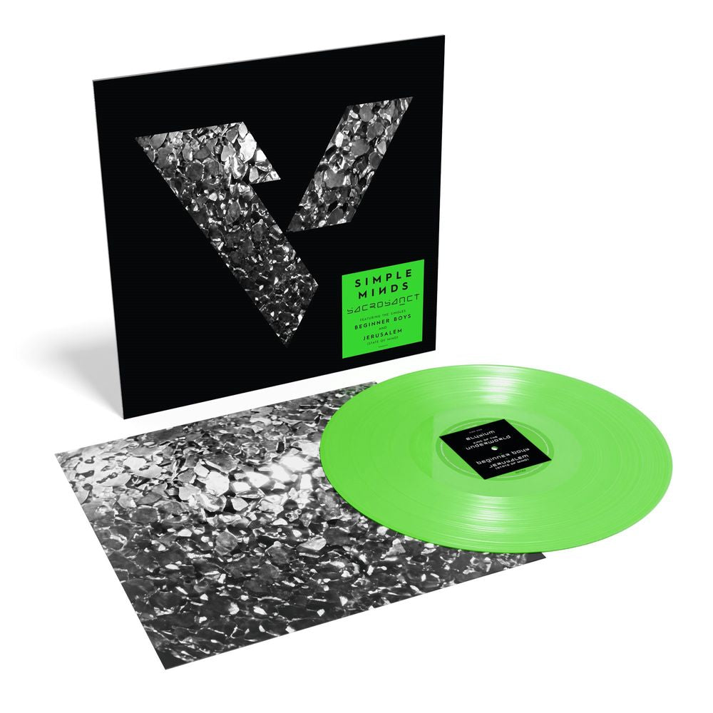 the album cover for Simple Minds - Sacrosanct [Green]