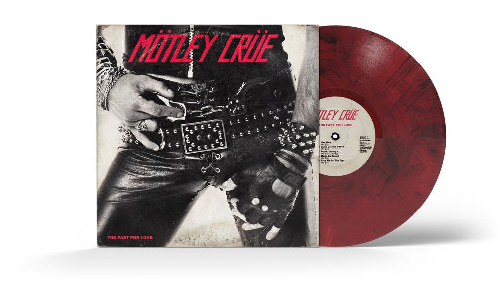 the album cover for Motley Crue - Too Fast for Love - 45th Anniversary Edition [Indie Exclusive White/Black Smoke]