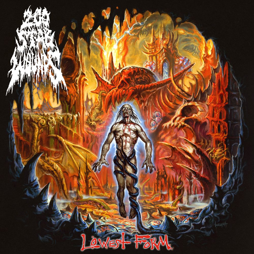 the album cover for 200 Stab Wounds - Lowest Form