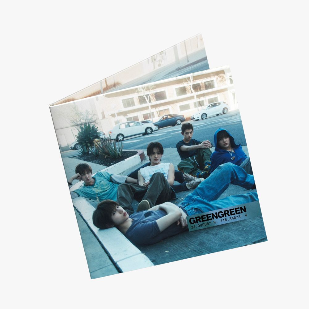 the album cover for Cortis - GREENGREEN_playextended [STREET ver.]