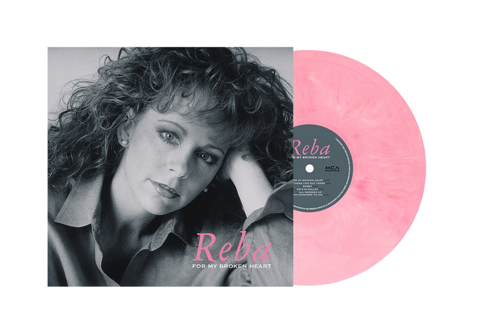 the album cover for Reba McEntire - For My Broken Heart [Bubblegum]