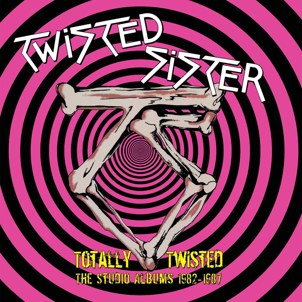 the album cover for Twisted Sister - Totally Twisted: The Studio Albums 1982-1987 [5CD Box Set]
