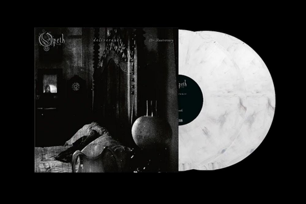 the album cover for Opeth - Deliverance - 25th Anniversary [Ash Grey Vinyl Voice Edition]