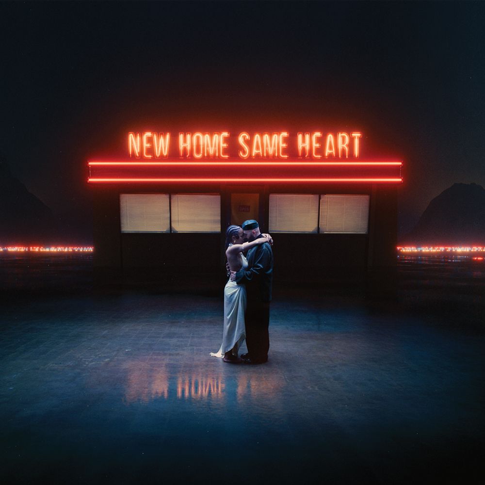 the album cover for Full Crate - New Home Same Heart