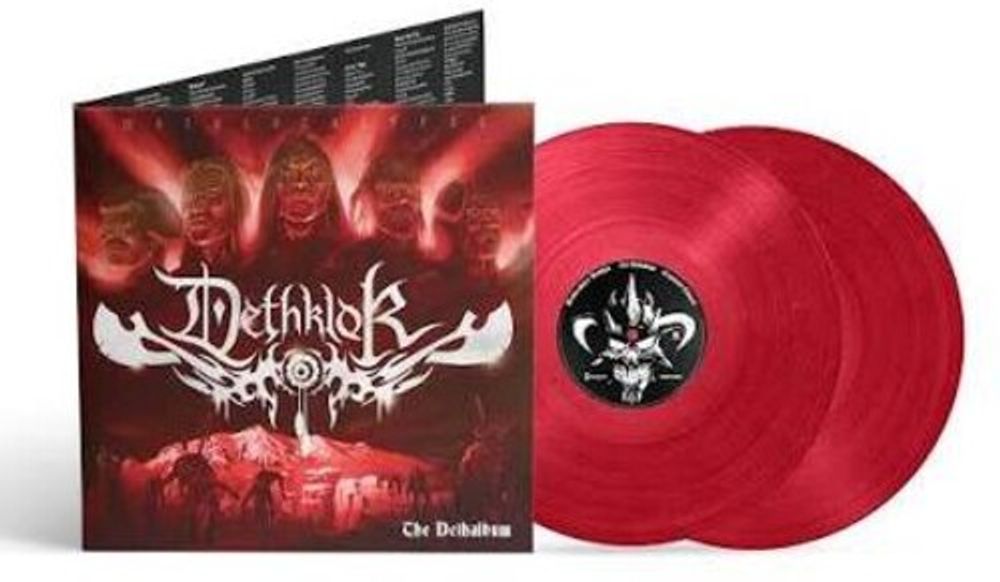 the album cover for Dethklok - The Dethalbum DKXX: Dethmastered [Red]