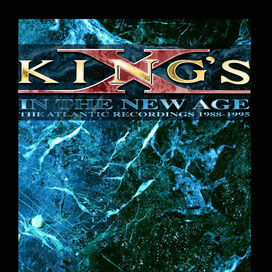 the album cover for King's X - In The New Age: The Atlantic Recordings 1988-1995