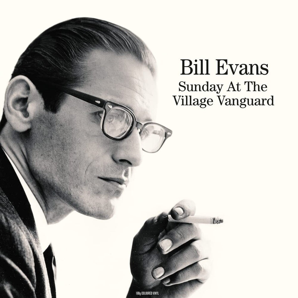 the album cover for Bill Evans - Sunday At The Village Vanguard [Colored Vinyl] [180 Gram] (Wht)