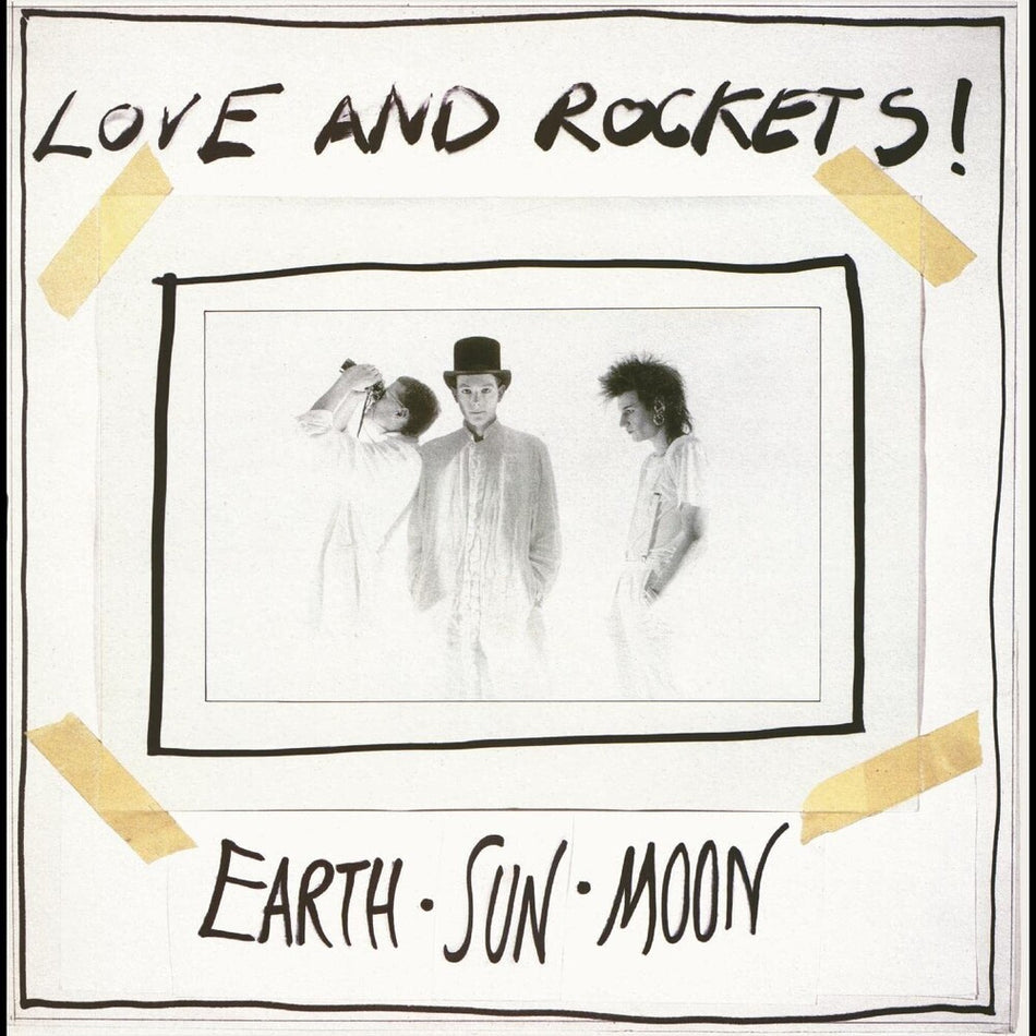 the album cover for Love And Rockets - Earth Sun Moon