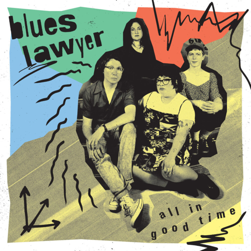 the album cover for Blues Lawyer - All In Good Time