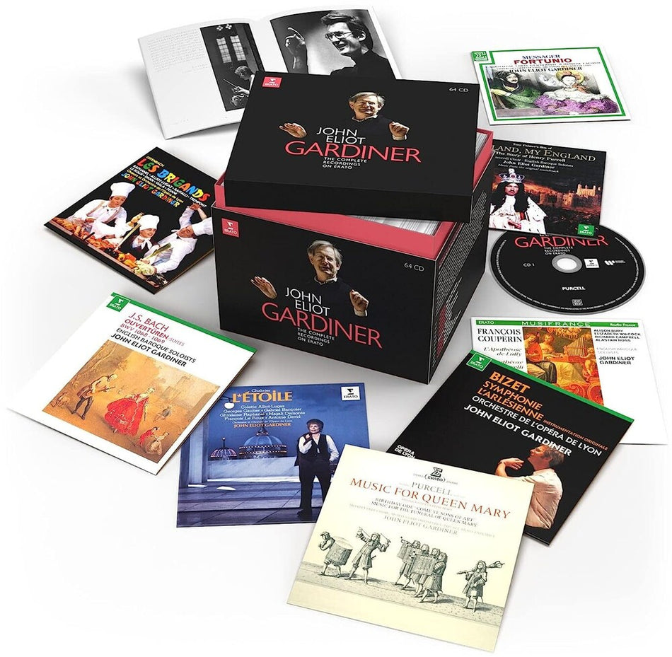 the album cover for John Eliot Gardiner - The Complete Erato Recordings - John Elliot Gardner [Box Set]