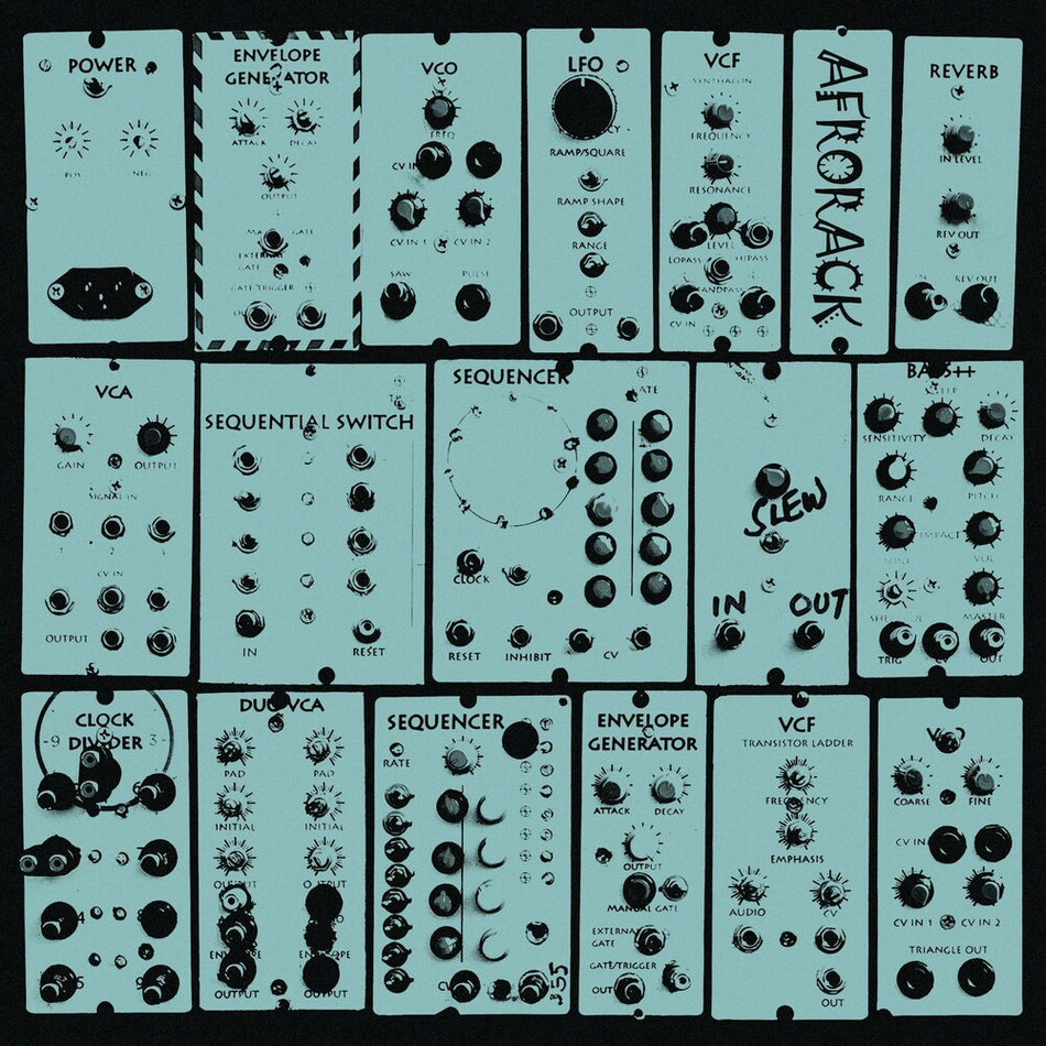 the album cover for Afrorack - Afrorack